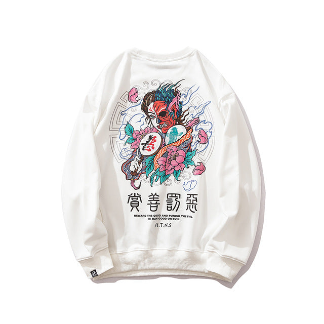 Japanese Demon  Men Harajuku Casual Streetwear